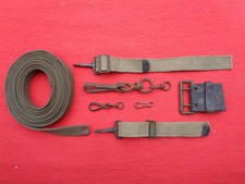 Lot Divers Sangles Boucle et Mousquetons Anciens Accessoires de Soldat WW1 WW2 ?