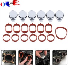6pcs Kit Suppression Clapet/volet Bouchon Pour Bmw D'admission 33mm + 13 Joints