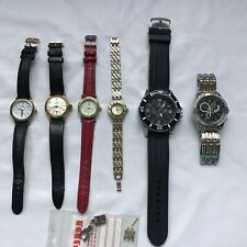 009 - Lot de 6 montres homme et femme divers styles.