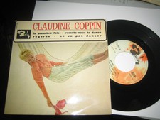 CLAUDINE COPPIN FRENCH GIRL SIXTIES LA PREMIERE FOIS 45T EP BIEM BARCLAY 70.571