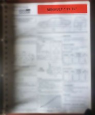 R21 TL - Fiche Technique Renault