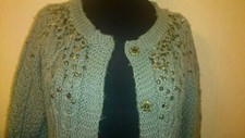 GILET EN LAINE&SEQUIN DE CHEZ  SANDRO EN TAILLE 1 Du 36 au 40 VAL 179E