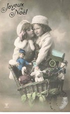 ENFANTS #AS36632 JOYEUX NOEL FILLETTES POUPEE PANTIN