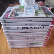 CONSOLE NINTENDO WII + 2 MANETTES 9 JEUX 1 CARTE SD 2GB 