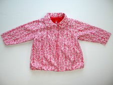 MARESE BLOUSON BLANC IMPRIMÉ ROUGE 2 ANS COMME NEUF