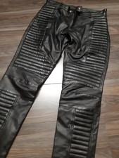PANTALON CUIR BOCKLE W34 MODELE BIKER LOOK 2 LEDER LEATHER GAY SKIN MISTER B MRB