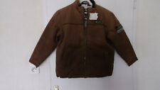 blouson anorak sans capuche plusieurs tons marrons KIABI 10 ans doublé fourré no
