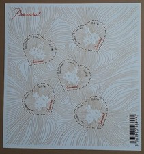 FRANCE 2014 NEUF** bloc feuillet BF134 - COEURS DE ST VALENTIN - Lustre Zenith