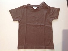 TEE SHIRT MARRON 18 MOIS MANCHES COURTES KIMBALOO TRES BON ETAT