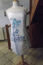 Robe bretelles blanche T40/42