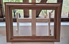 Cadre américain en chêne massif,profil large et travaillé pour toile 60 x 40 cm 