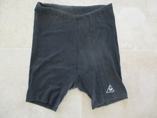 Cuissard cycliste cycles LE COQ SPORTIF vintage années 70 short cycling noir 75