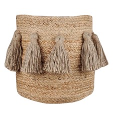 Panier en Jute ou Cache pot 30 cm - 100 % jute