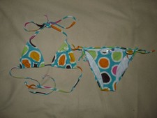 Maillot de bains bikini ROXY bleu imprimé taille S - BE