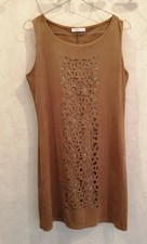 Robe marron imitation peau avant doublé T36 Promod (2209012) 