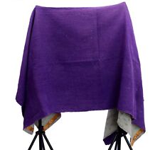 Vintage Kantha Quilt. Violet Solide Lourd Kantha Throw. Réversible Double