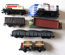 HORNBY LOT DE 6 VAGONS DE MARCHANDISES DONT 2 AVEC BOITE