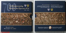 Euros COFFRET BU SERIE BELGIQUE 2002, Bataille des eperons d'or, 8 pièces, neuf 