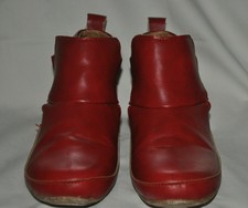 Bottines rouges Pointure 37 - doublé chaud - fermeture par scratch