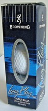3 balles de golf  BROWNING LONG PLAY -   NEUVES + Logos