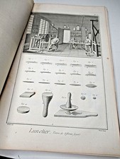 RECUEIL PLANCHES ENCYCLOPEDIE 1777 Planches MATHEMATIQUES CLOCHES CANONS LUTHIER