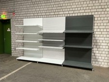 Métal Regal Étagère Murale de Magasin Verkaufsregal 1000M Shop Gondola Plateau