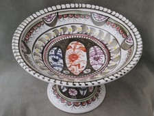 Grande rare coupe céramique Keraluc Quimper vintage 60/70 André L'Helguen