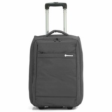 Valise cabine pliable 2 roues BENZI "Classic" - noir - BZ-5027-NOIR