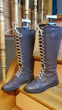 bottes marrons tout cuir pointure 36 occasion très bon état  général NOUCHKA