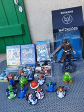 Lot de Jeux Vidéo Playstation Figurines Watch Dogs- Nintendo-Mario,Autres