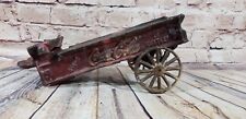 Vintage Coca Cola Metal Trailer Cart Buggy COKE Advertising 