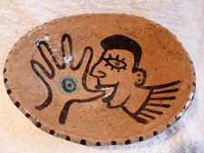 Coupe Céramique FIGURATION LIBRE TB ETAT à attribuer non signée