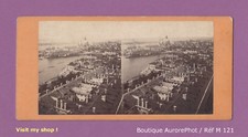 VUE STÉREO, ITALIE, VENISE, VENEZIA : PANORAMA SALUTE & REDENTORE,1880 -M121