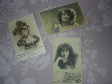 3 magnifiques Cartes Postales anciennes