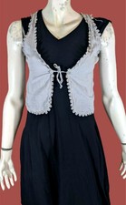 ? Ddp Taille 36 ? Superbe gilet court gris beige femme