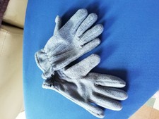 Paire de gants  bleus en maille polaire, NEUFS