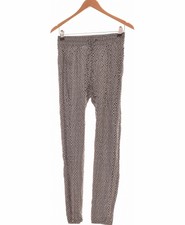 Pantalon Droit Femme Benetton Taille 34 - T0 - Xs Noir Femme