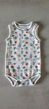Body sans manches blanc animaux de la mer enfant do taille 1 mois