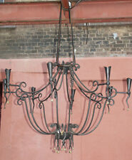 Vintage Lustre design baroque rococo Plafonnier Cave à vin chandeliers