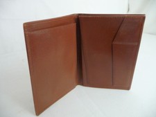   - PORTE-FEUILLES  en CUIR *couleur marron -impeccable