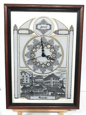 Pendule Horloge du Millénaire Reconvilier 2000 BEXON or 18 Carats Numéroté n°1