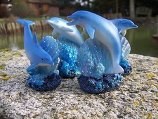 61408   4  FIGURINE STATUETTE DAUPHIN CETACE  MER     PROMOTION **