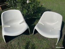 Fauteuils de jardin LP/Club blanc