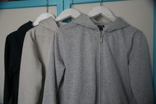 12 ans fille 1lot de 3 SWEAT-SHIRTS à capuche pailletés //KIABI//1 beige clair +