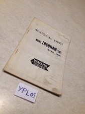 Yamaha parts list Numerical index LB50 LB 50 LB50IIAM 1976 type 1F0 chappy