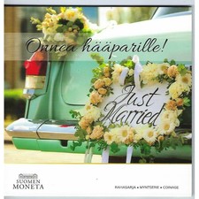 FINLANDE 2020 MARIAGE WEDDING SERIE 8 MONNAIES B.U
