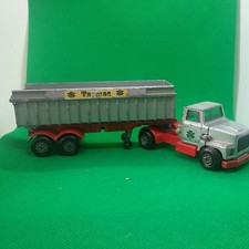 MATCHBOX SUPER KING K-18 CAMION  FORD LTS TIPPER TRUCK TARMAC LESNEY 1975 BENNE