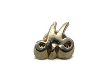 Décoratifs M Lettre Broche Vintage & Couleur Or