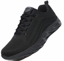 basket chaussure sneakers homme noir blanc tissu sport run marche légère souple