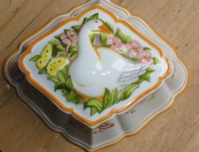 MOULE PORCELAINE "CORDON BLEU"  DECOR OIE